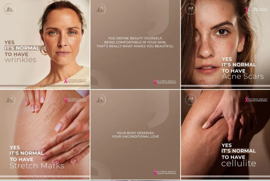 Body positivity and breast cancer awareness social media campaign